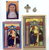 Heilige Hildegard Devotionalien Pilgermedaille Kreuz Magnet Litanei Kunstkarte + Pilgertuch